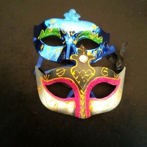 2 pc Masquerade Ball Masks